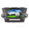 touch screen 8 inch special car gps navigation for toyota Highlander 2009 BT IPOD steering wheel control